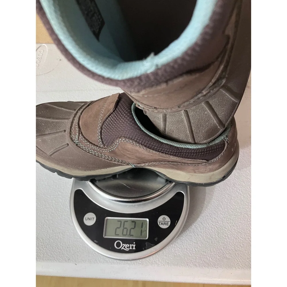 LL Bean Storm Chaser Slip On Shoes Womens 6 Brown Duck Rain Boots 290490‎